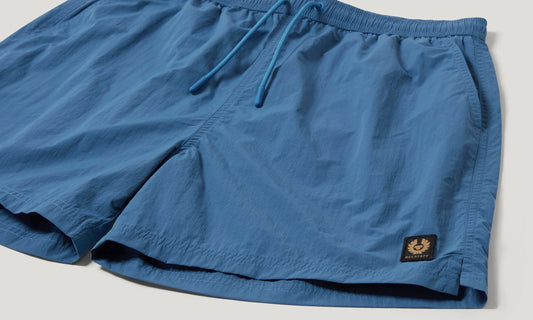 BELSTAFF CLIPPER SWIM SHORTS MARINE BLUE RRP £115
