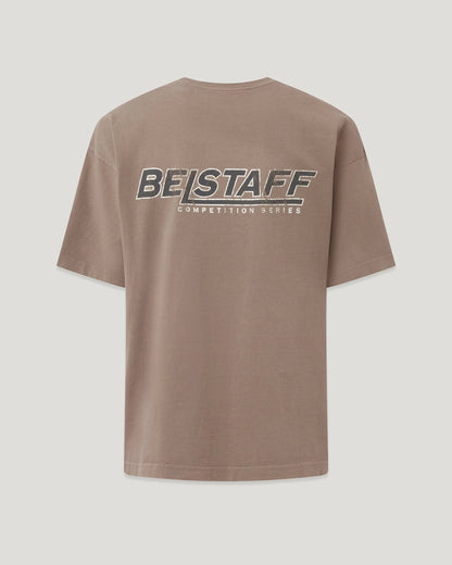BELSTAFF COMPETITION MOMENTUM COTTON T-SHIRT ASPHALT RRP £85 BNWT