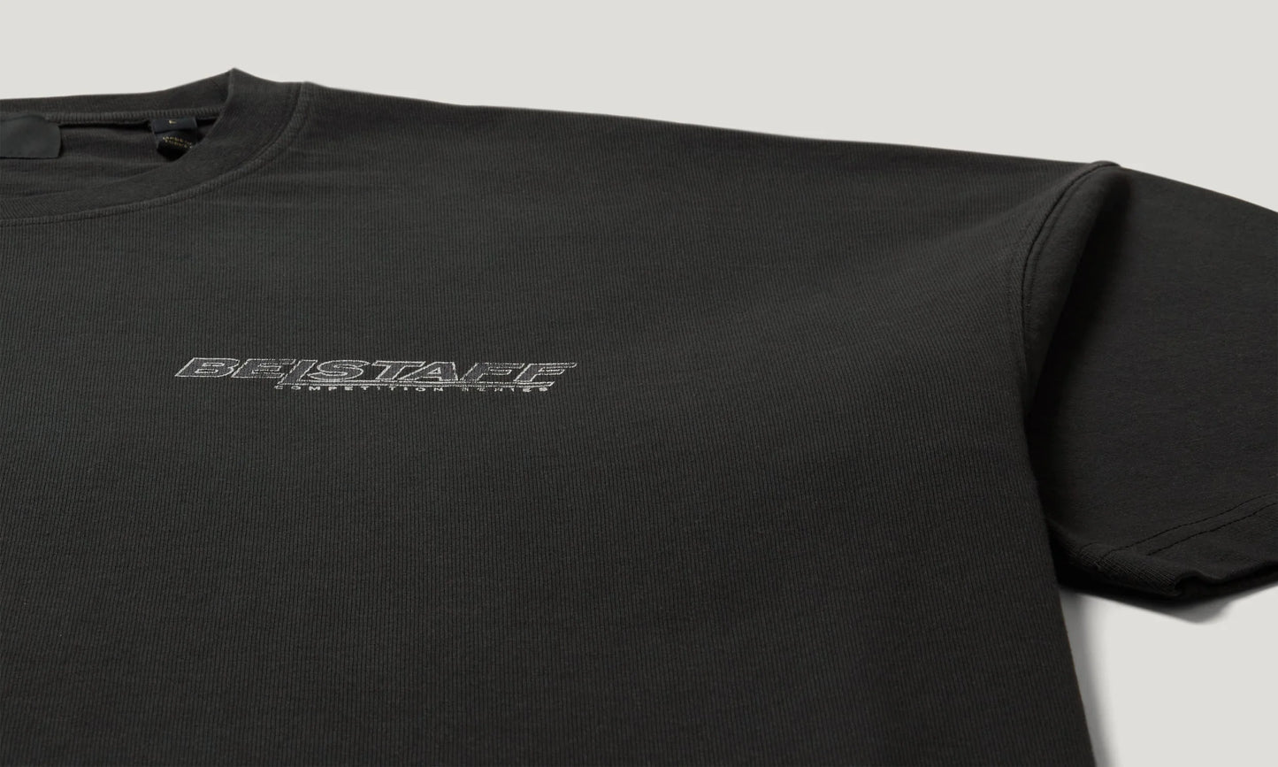 BELSTAFF COMPETITION MOMENTUM COTTON T-SHIRT FADED BLACK XL RRP £85 BNWT
