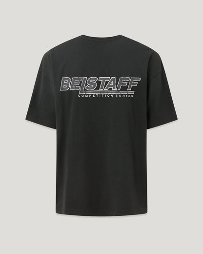 BELSTAFF COMPETITION MOMENTUM COTTON T-SHIRT FADED BLACK XL RRP £85 BNWT