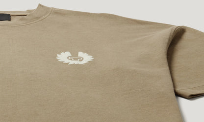 BELSTAFF COMPETITION HEAVY COTTON T-SHIRT DARK SAND 2XL RRP £80 BNWT