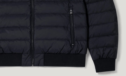BELSTAFF CONTROL DOWN PUFFA HOODED BOMBER JACKET DARK INK UK54 2XL RRP £350 BNWT