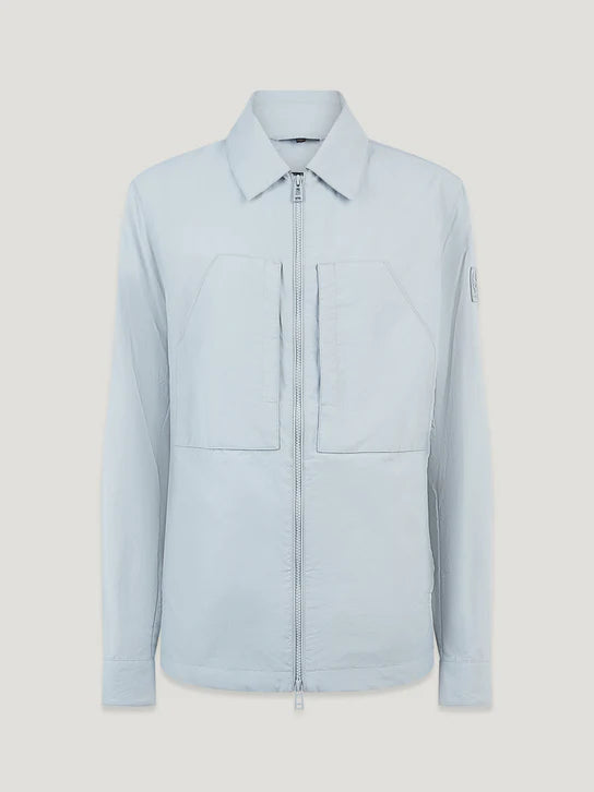 BELSTAFF COVER NYLON SHELL OVERSHIRT QUARRY BLUE RRP £250 BNWT