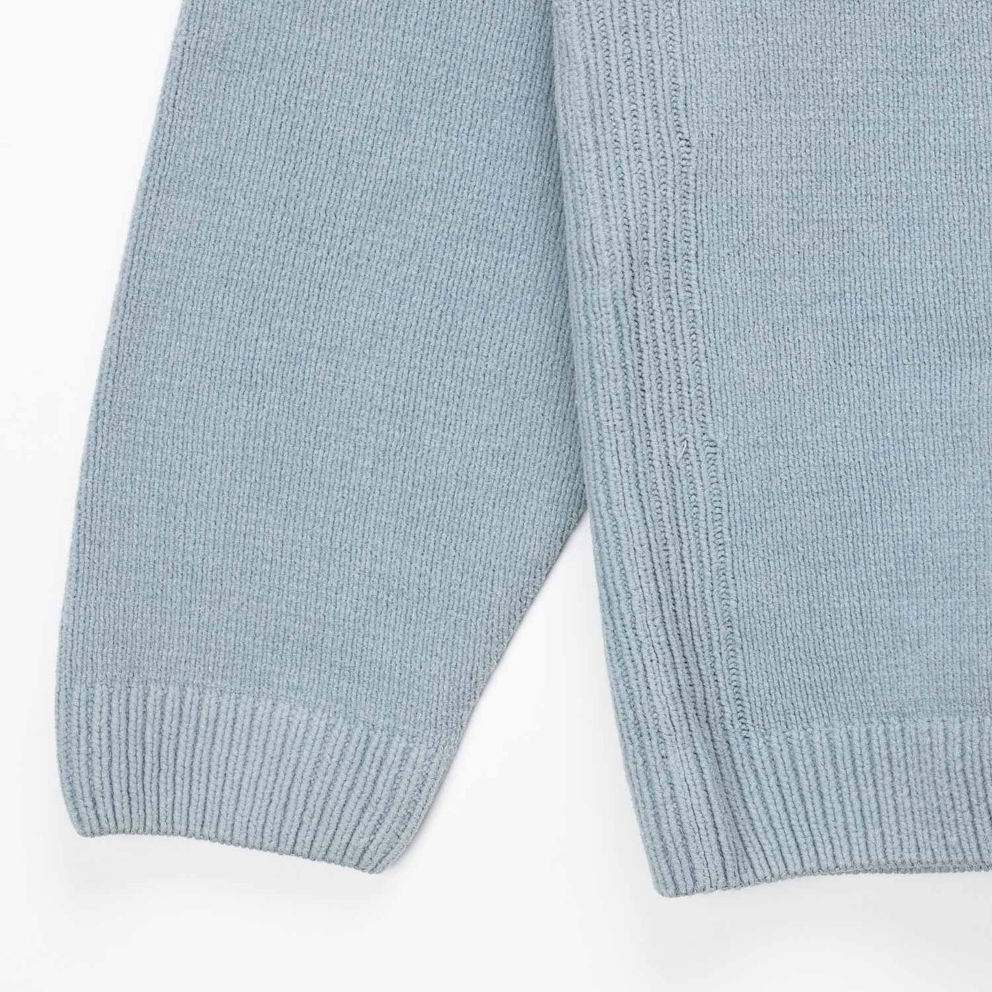 CP COMPANY CHENILLE COTTON LENS CREW NECK JUMPER SILVER BLUE RRP £235 BNWT