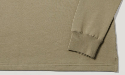 BELSTAFF CURATOR QUARTER ZIP COTTON SWEATSHIRT FATIGUE GREEN XL RRP £180 NEW