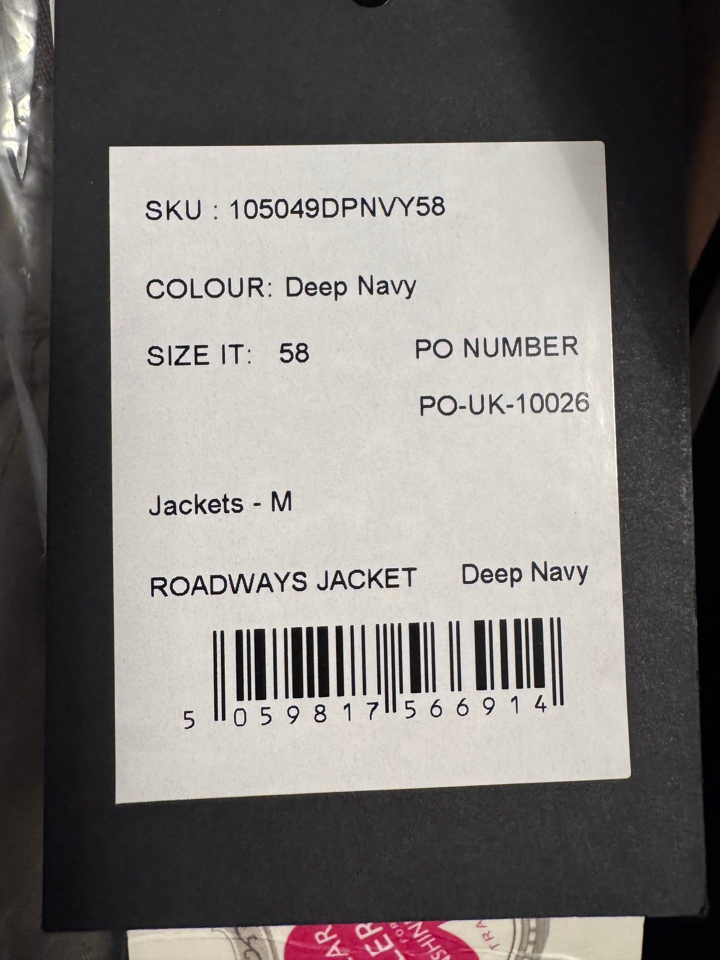 BELSTAFF ROADWAYS 4OZ WAX COTTON BIKER JACKET DEEP NAVY RRP £495 BNWT