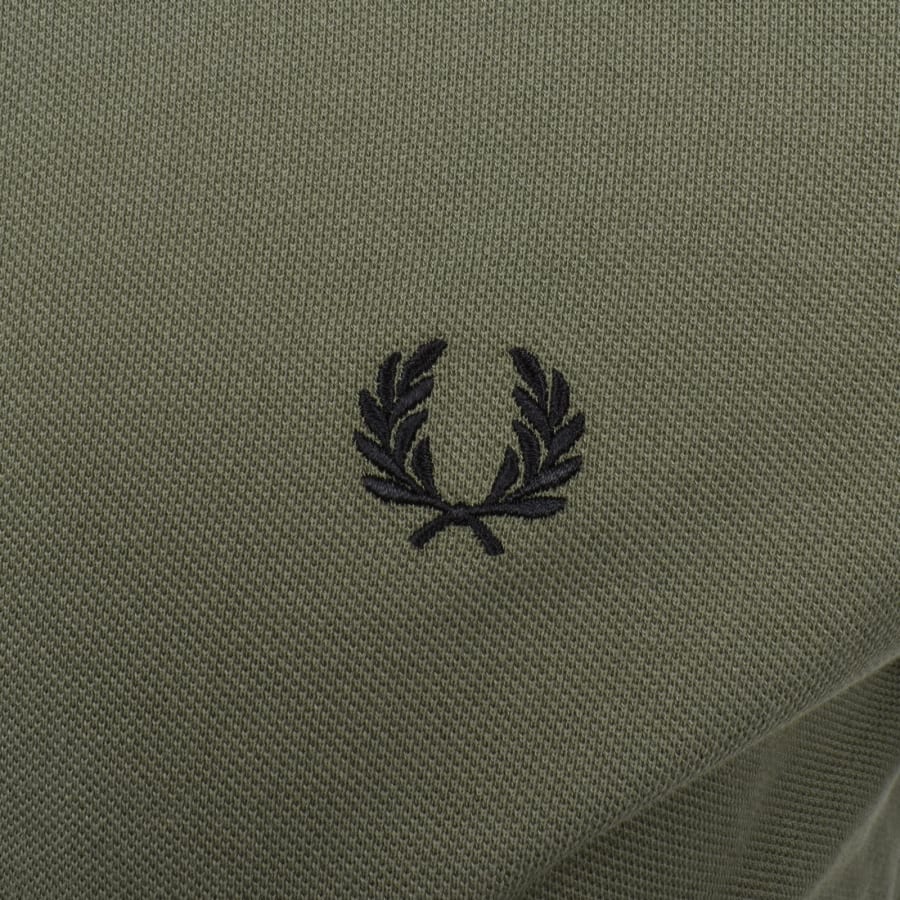 FRED PERRY PIQUE COTTON POLO SHIRT LAUREL WREATH GREEN GREEN XL RRP £80 BNWT