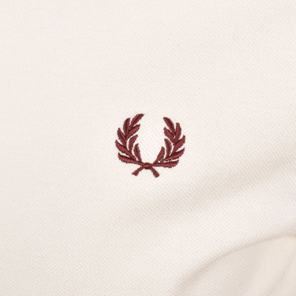 FRED PERRY TWIN TIPPED PIQUE COTTON POLO SHIRT ECRU 2XL RRP £80 BNWT
