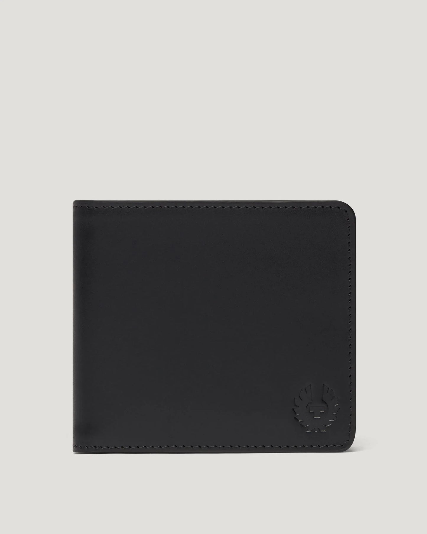 BELSTAFF HANCHURCH ITALIAN LEATHER BIFOLD WALLET BLACK RRP £85 NEW