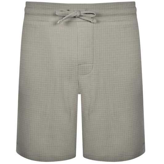 HUGO BY HUGO BOSS AUSTIN WAFFLE COTTON FLEECE SWEATSHORTS BROWN 2XL RRP £85 BNWT
