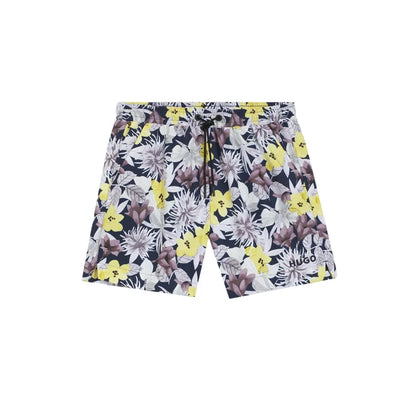 HUGO BY HUGO BOSS CALALA POLYESTER SWIM SHORTS NAVY MEDIUM RRP £69