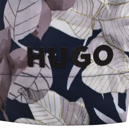 HUGO BY HUGO BOSS CALALA POLYESTER SWIM SHORTS NAVY MEDIUM RRP £69