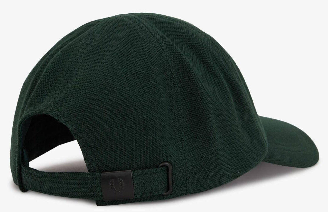 FRED PERRY PIQUE COTTON 6 PANEL BASEBALL CAP GRASSROOTS GREEN/OXBLOOD RRP £50 BNWT