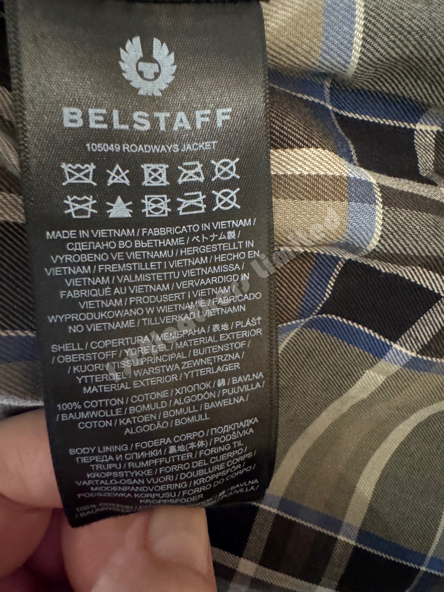 BELSTAFF ROADWAYS 4OZ WAX COTTON BIKER JACKET DEEP NAVY RRP £495 BNWT