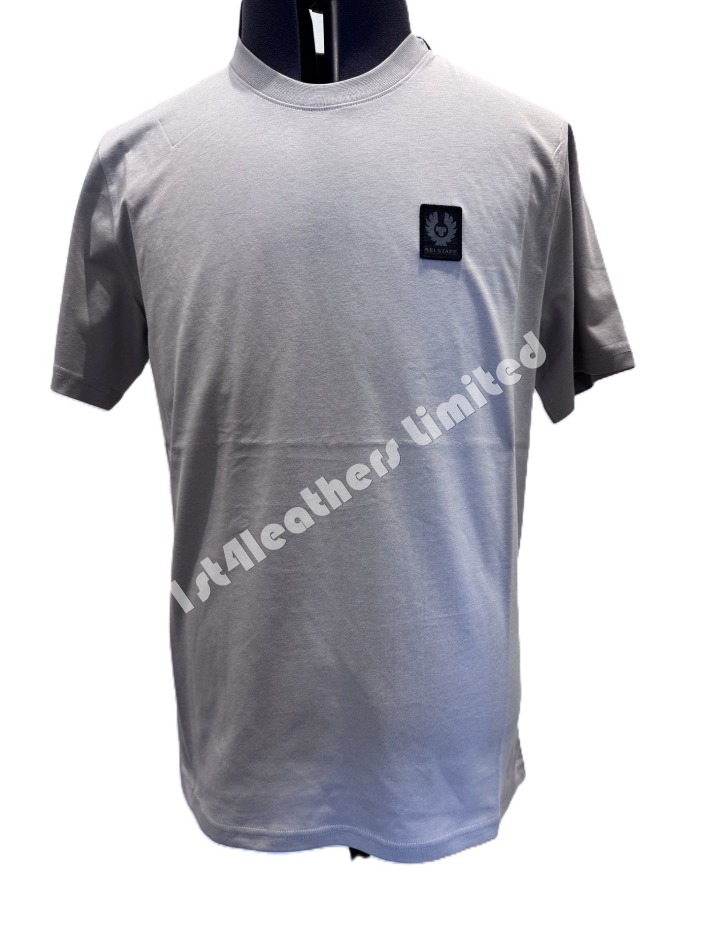 BELSTAFF MONKFORD PHOENIX PATCH T-SHIRT ASH GREY RRP £60 BNWT