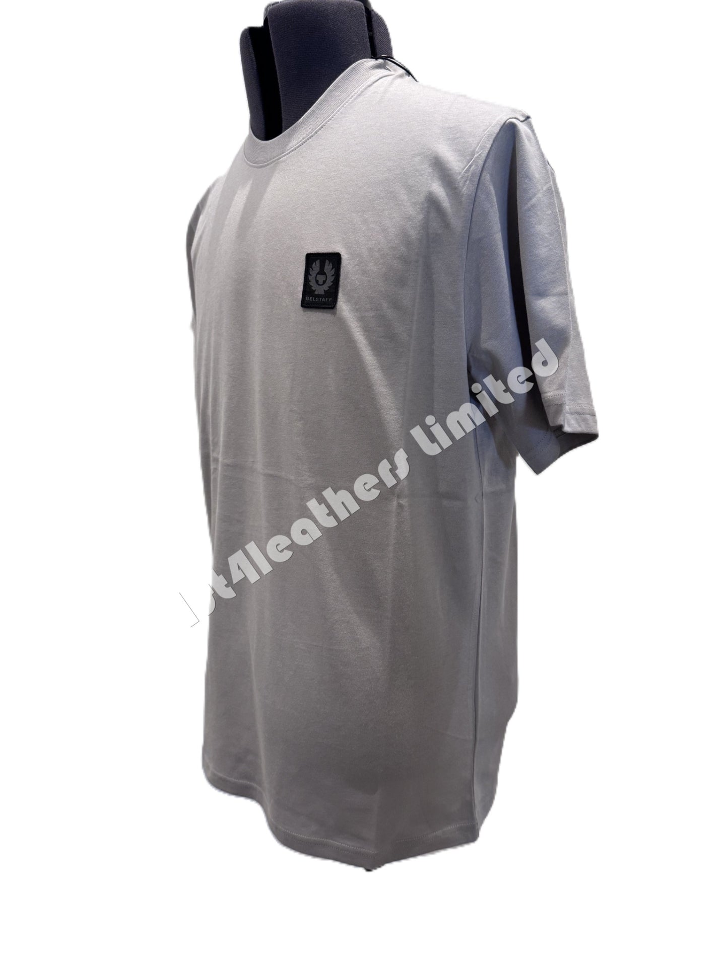 BELSTAFF MONKFORD PHOENIX PATCH T-SHIRT ASH GREY RRP £60 BNWT