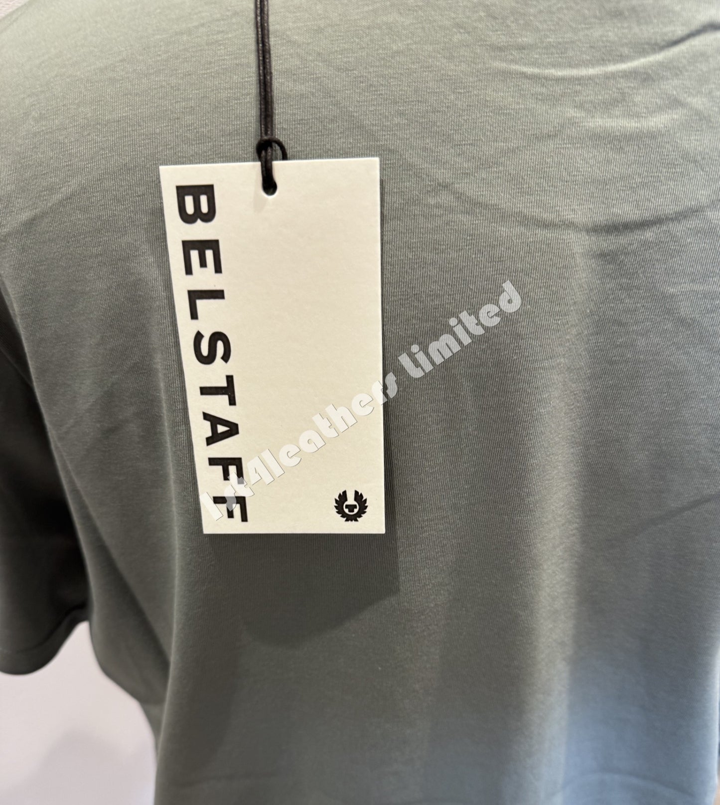 BELSTAFF MONKFORD PHOENIX PATCH T-SHIRT MINERAL GREEN 2XL RRP £60 BNWT