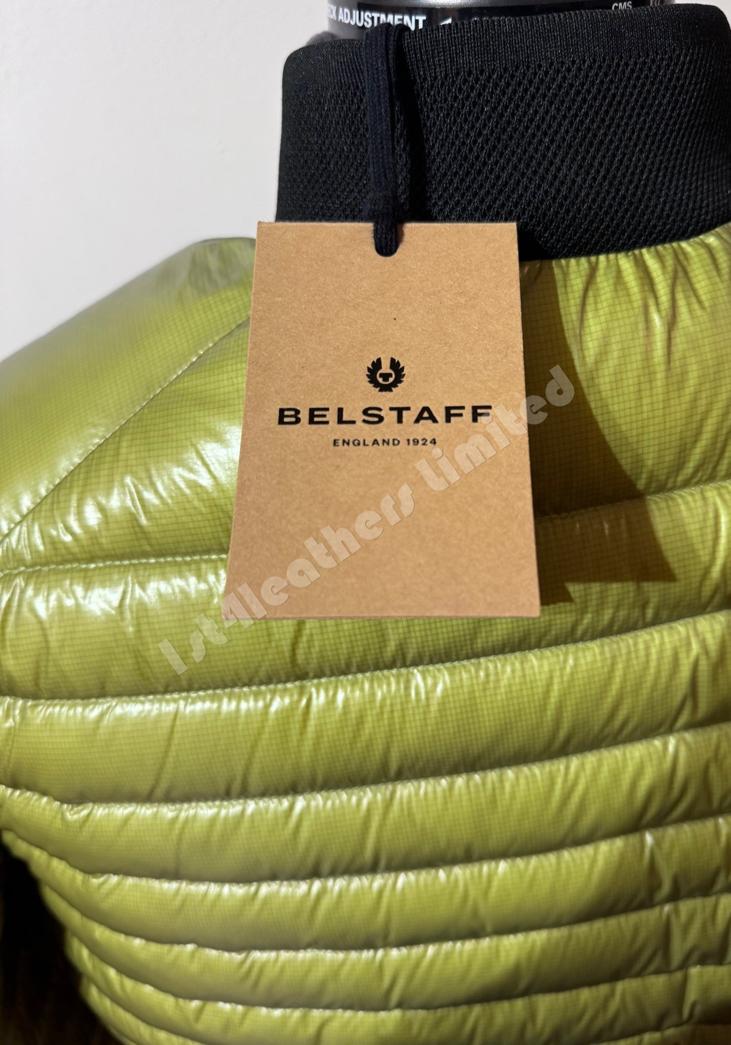 BELSTAFF AIRFRAME LIGHTWEIGHT DOWN PUFFA JACKET NEON YELLOW UK44 2XL RRP£425 NEW