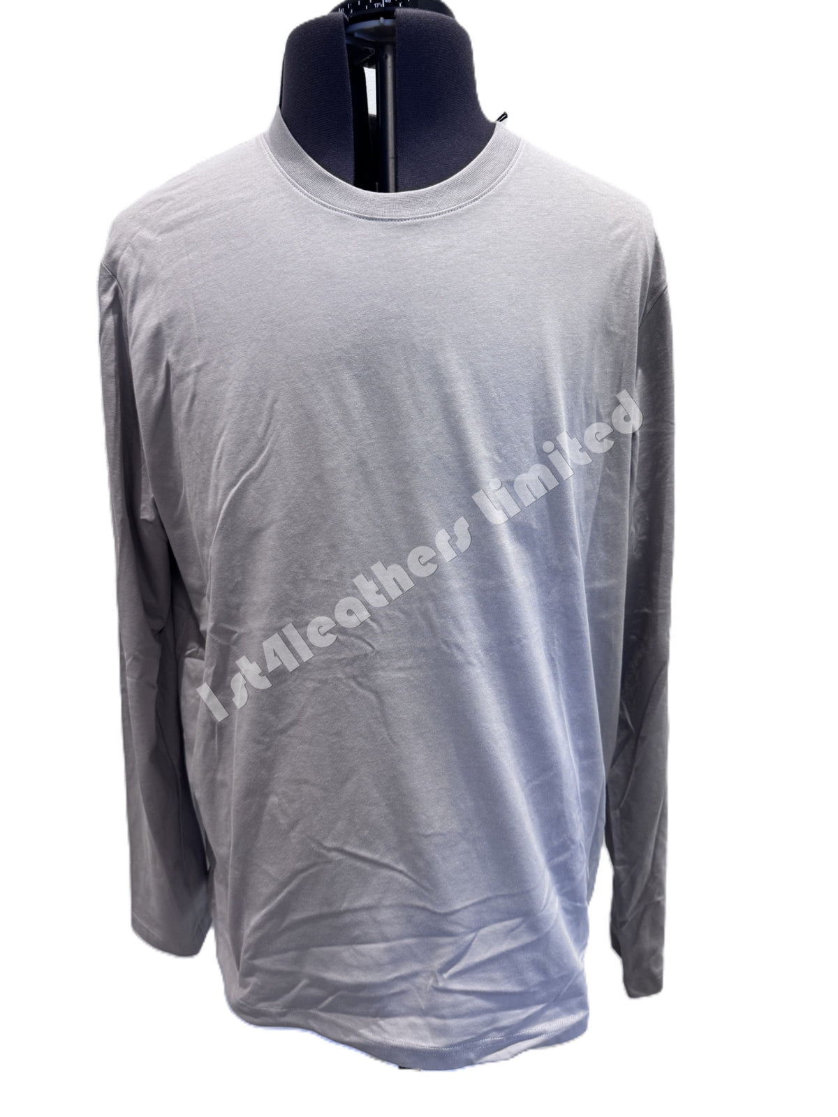 BELSTAFF THOM LONG SLEEVE COTTON T-SHIRT ASH GREY 3XL RRP £75 BNWT