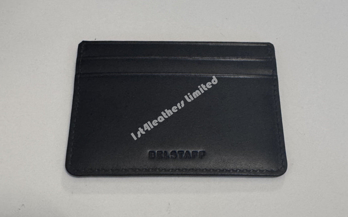 BELSTAFF WHEATLE ITALIAN LEATHER CARD HOLDER WALLET BLACK RRP £75 NEW IN BOX