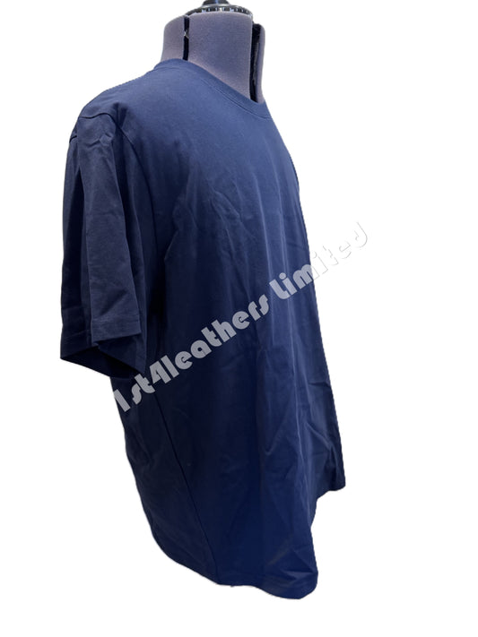 BELSTAFF THOM PHOENIX PATCH COTTON T-SHIRT DEEP NAVY RRP £60 BNWT