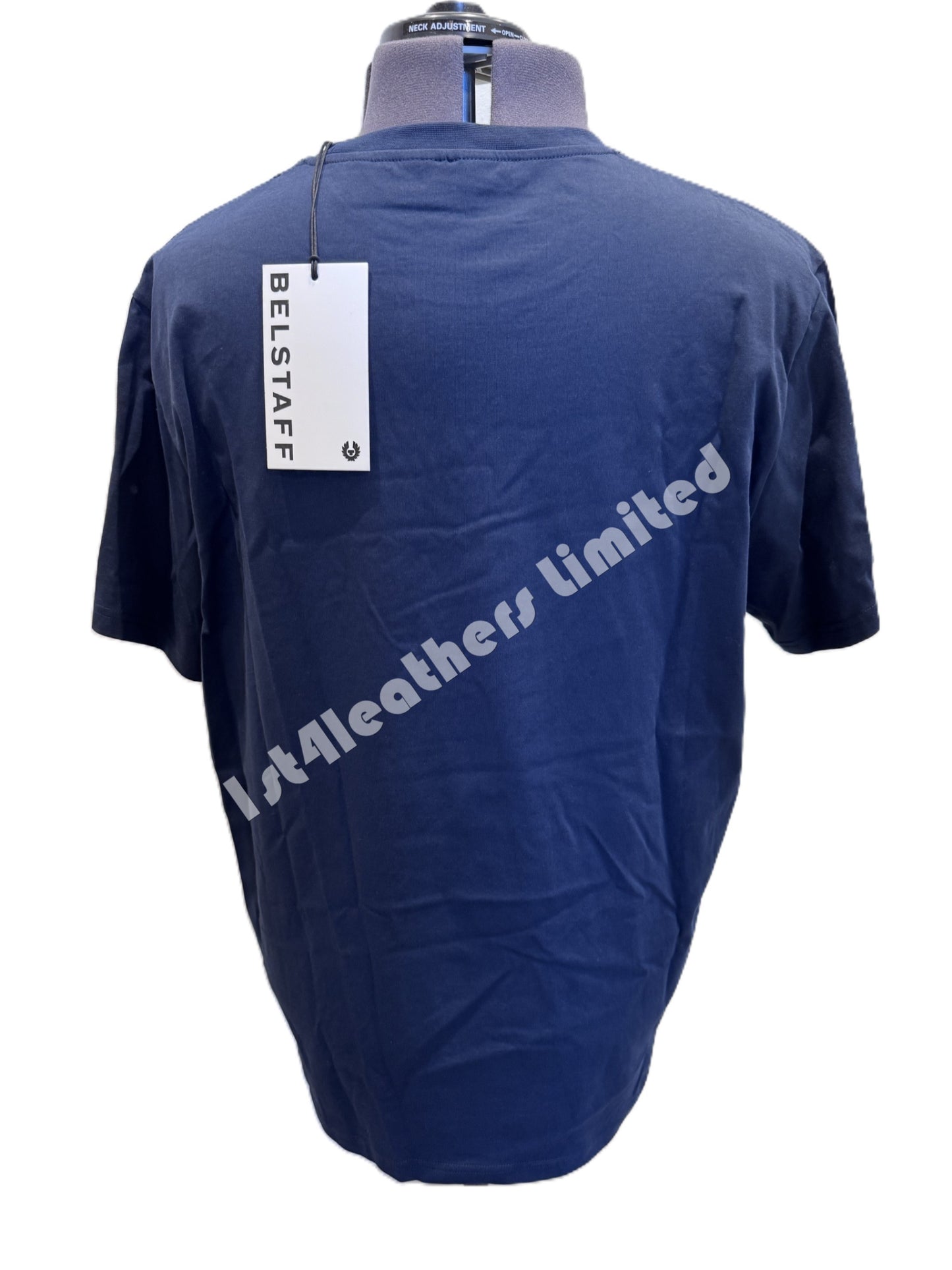 BELSTAFF THOM PHOENIX PATCH COTTON T-SHIRT DEEP NAVY RRP £60 BNWT