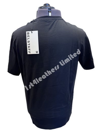 BELSTAFF THOM PHOENIX PATCH COTTON T-SHIRT BLACK LARGE RRP £60 BNWT