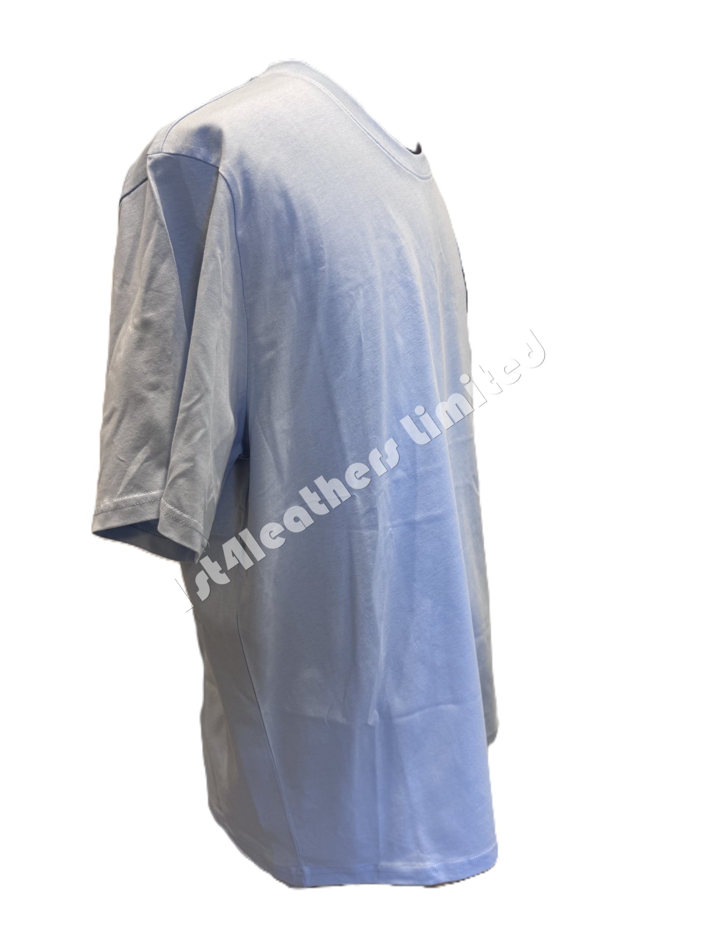 BELSTAFF MONKFORD PHOENIX PATCH SHORT SLEEVE T-SHIRT SKY BLUE 3XL RRP £60 BNWT