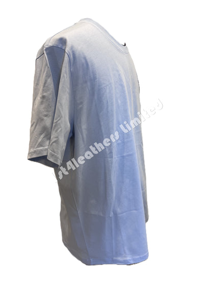 BELSTAFF MONKFORD PHOENIX PATCH SHORT SLEEVE T-SHIRT SKY BLUE 3XL RRP £60 BNWT