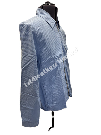 PAUL SMITH PS COTTON ZIPPED OVERSHIRT SHACKET SKY BLUE MEDIUM RRP £199 BNWT