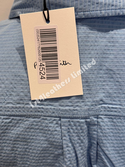 PAUL SMITH PS COTTON ZIPPED OVERSHIRT SHACKET SKY BLUE MEDIUM RRP £199 BNWT