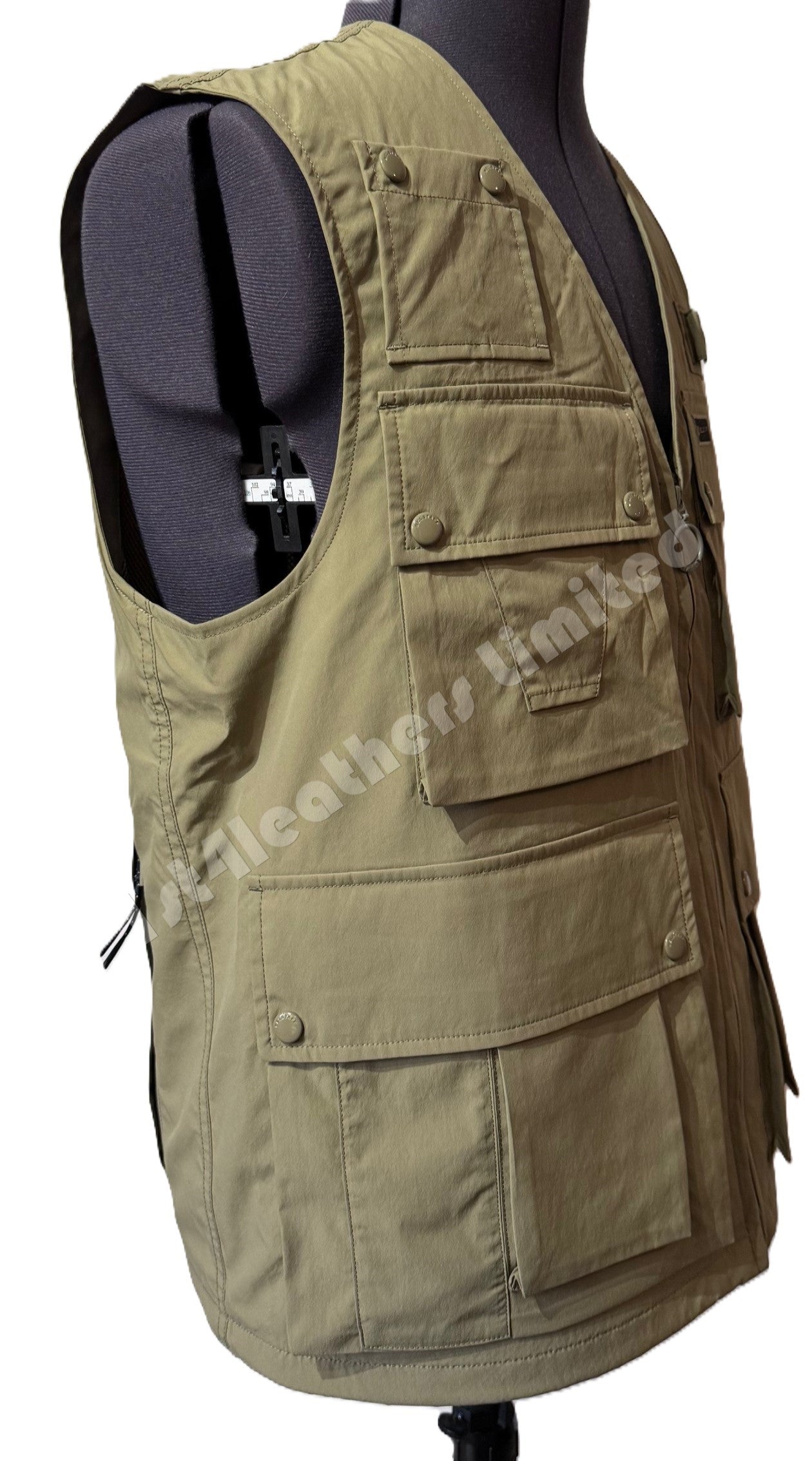 BELSTAFF CASTMASTER SHELL GILET ALOE RRP £275 BNWT