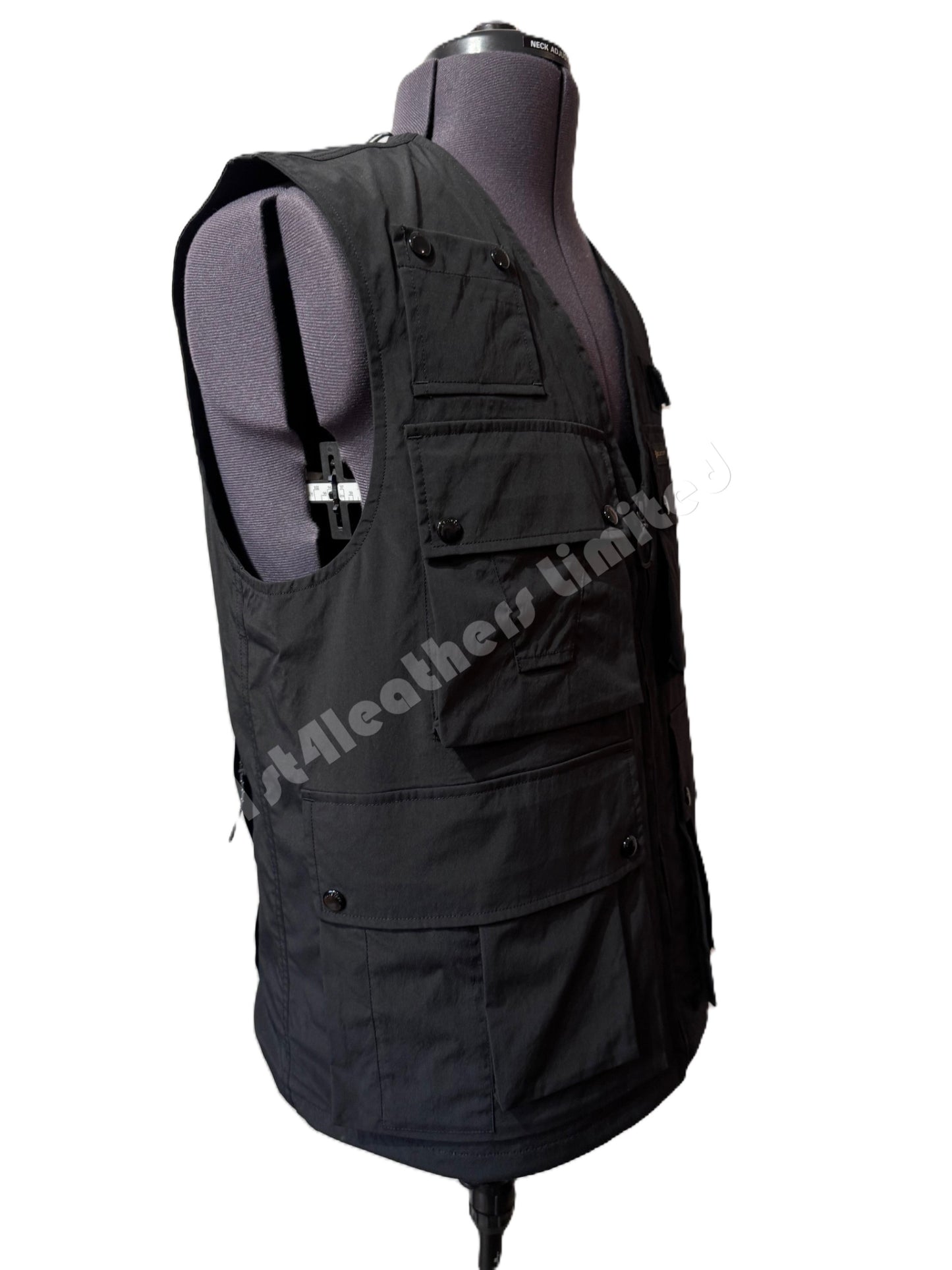 BELSTAFF CASTMASTER SHELL GILET BLACK RRP £275 BNWT