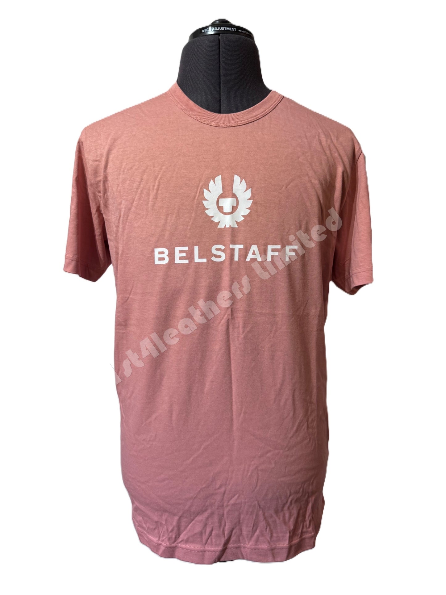 BELSTAFF SIGNATURE COTTON T-SHIRT RUST PINK RRP £65 BNWT