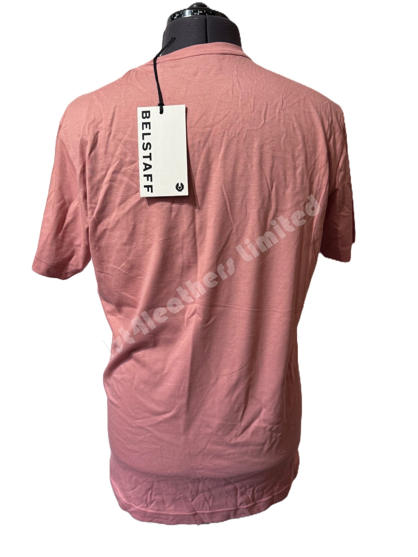 BELSTAFF SIGNATURE COTTON T-SHIRT RUST PINK RRP £65 BNWT