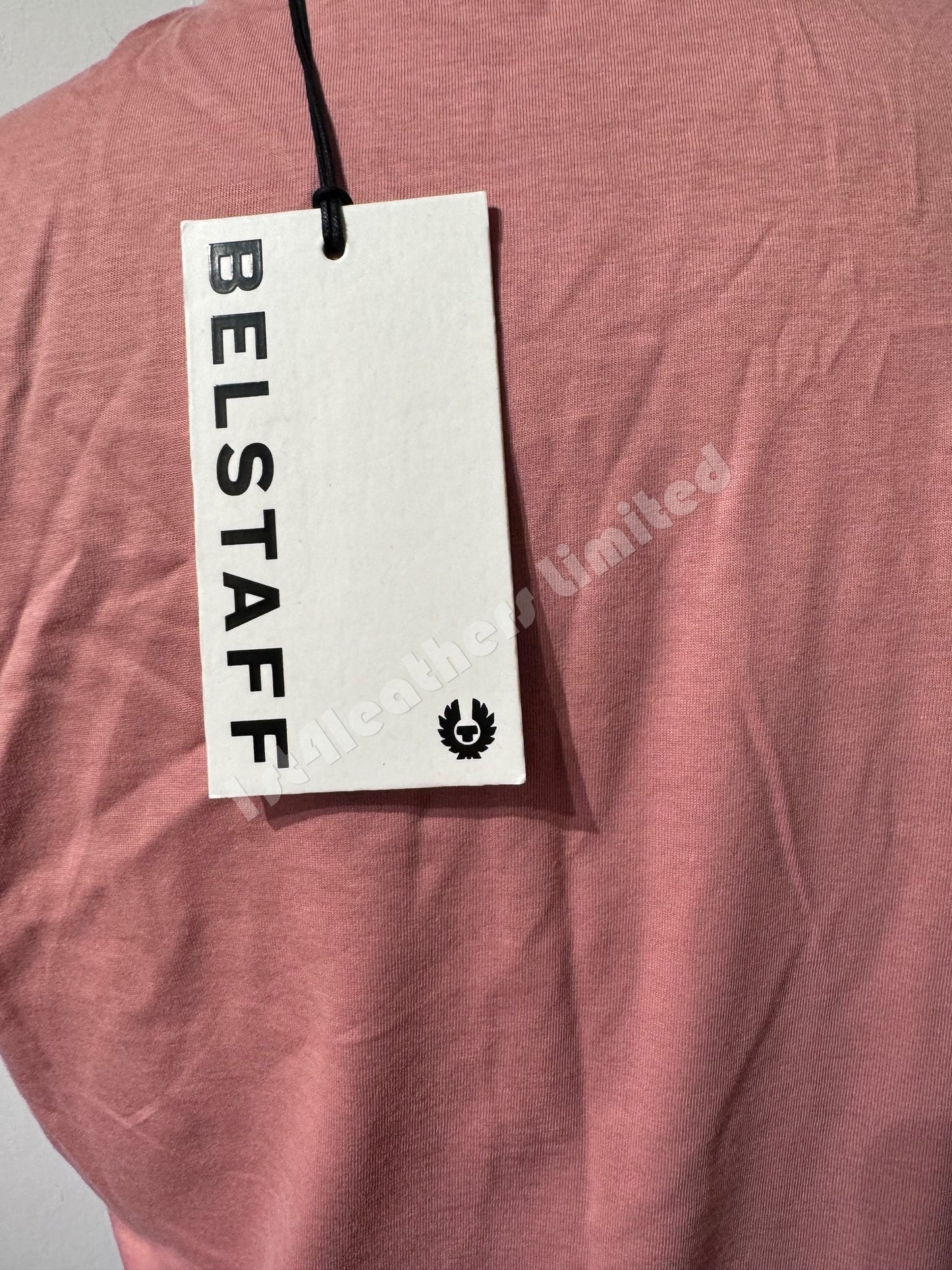 BELSTAFF SIGNATURE COTTON T-SHIRT RUST PINK RRP £65 BNWT