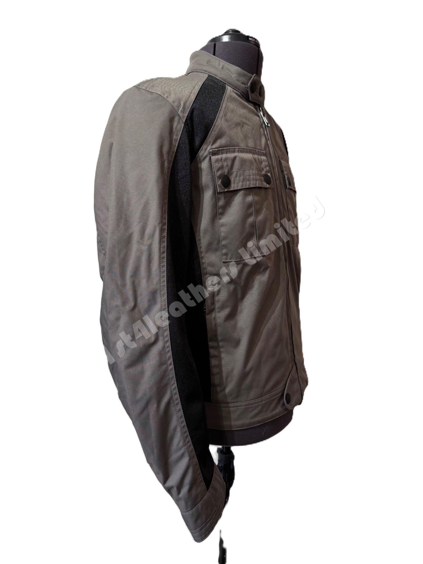 BELSTAFF TEMPLE TECHNICAL NYLON BIKER JACKET GRANITE GREY RRP £325 BNWT