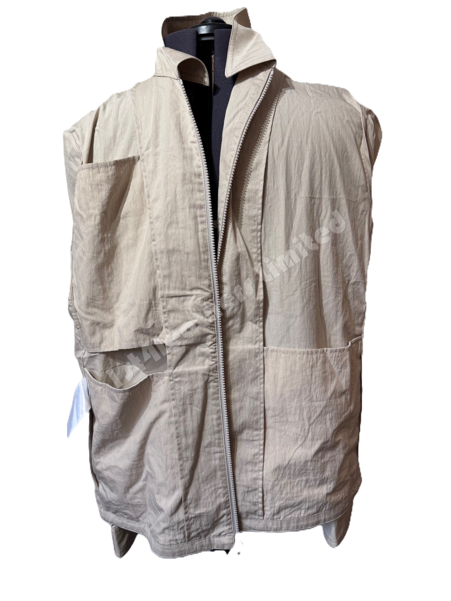 BELSTAFF RAIL COTTON BLEND GABARDINE OVERSHIRT IN MOONBEAM UK44 2XL RRP £250