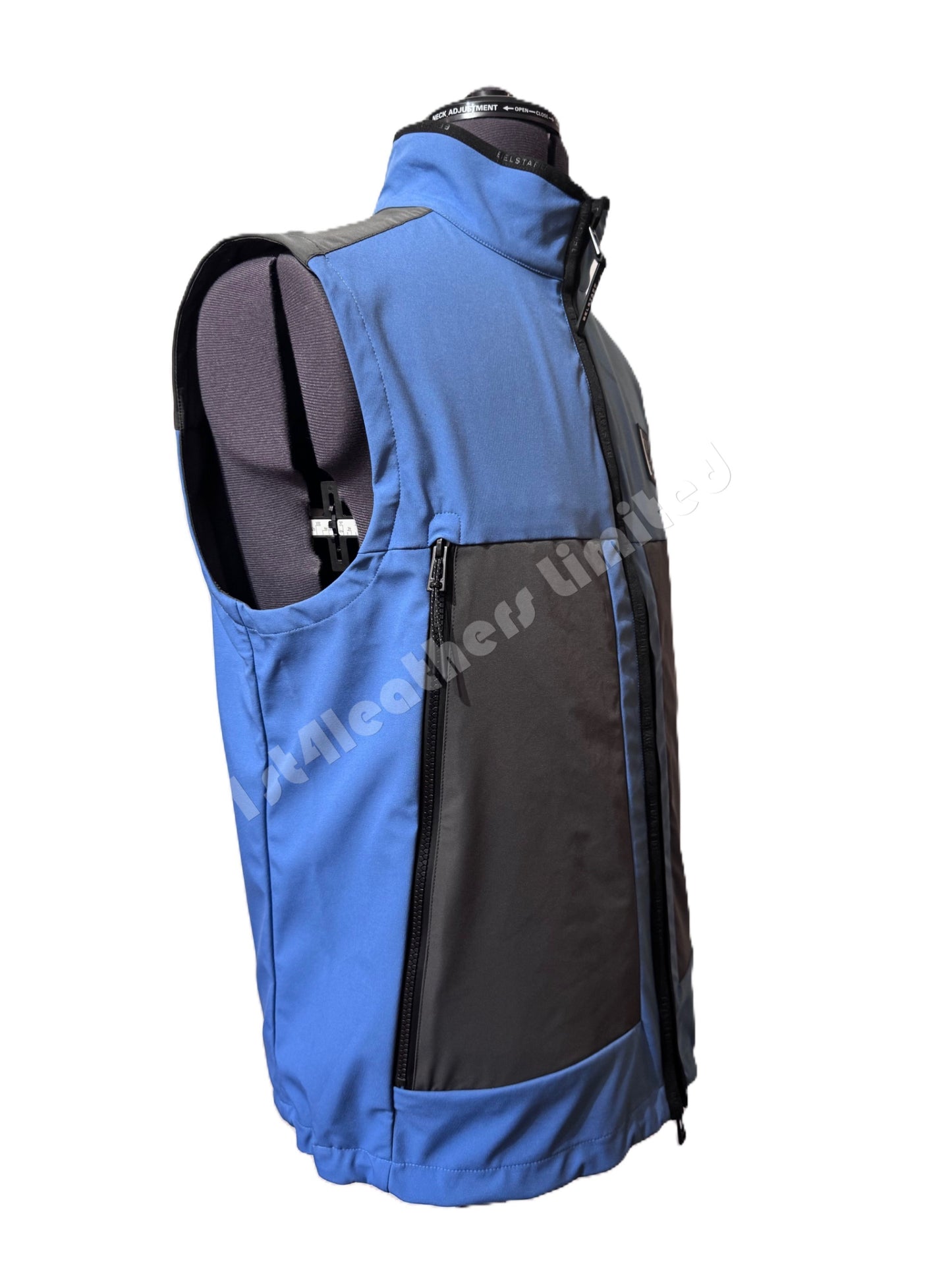 BELSTAFF RATIO SHELL GILET FORWARD BLUE IT58 UK38 MEDIUM RRP £250 BNWT