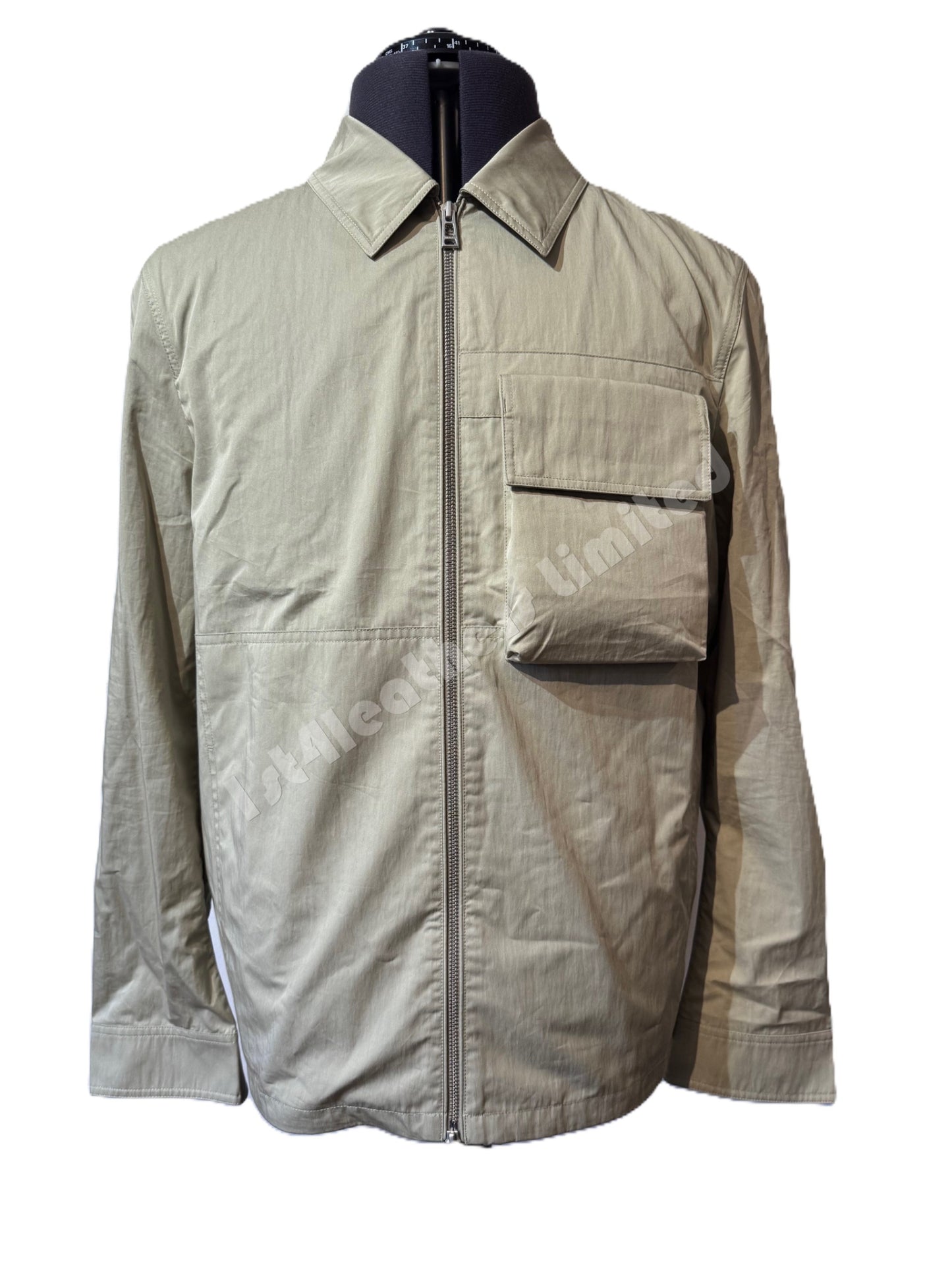 BELSTAFF RUNNER COTTON TECH GABARDINE OVERSHIRT ECHO GREEN XL RRP £225 BNWT