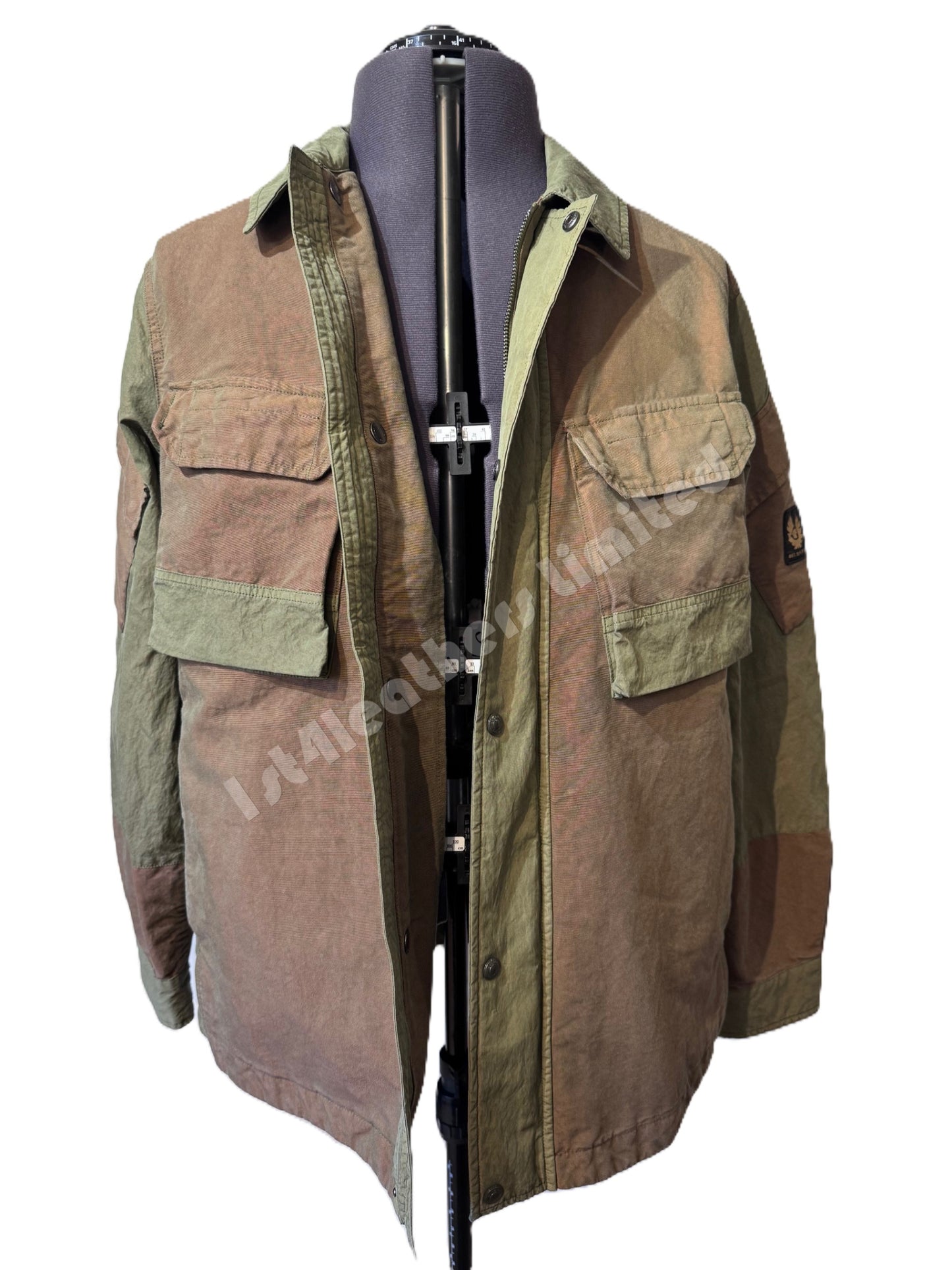 BELSTAFF CANTEEN COTTON JACKET BURNT OLIVE/AURORA RRP £625 BNWT