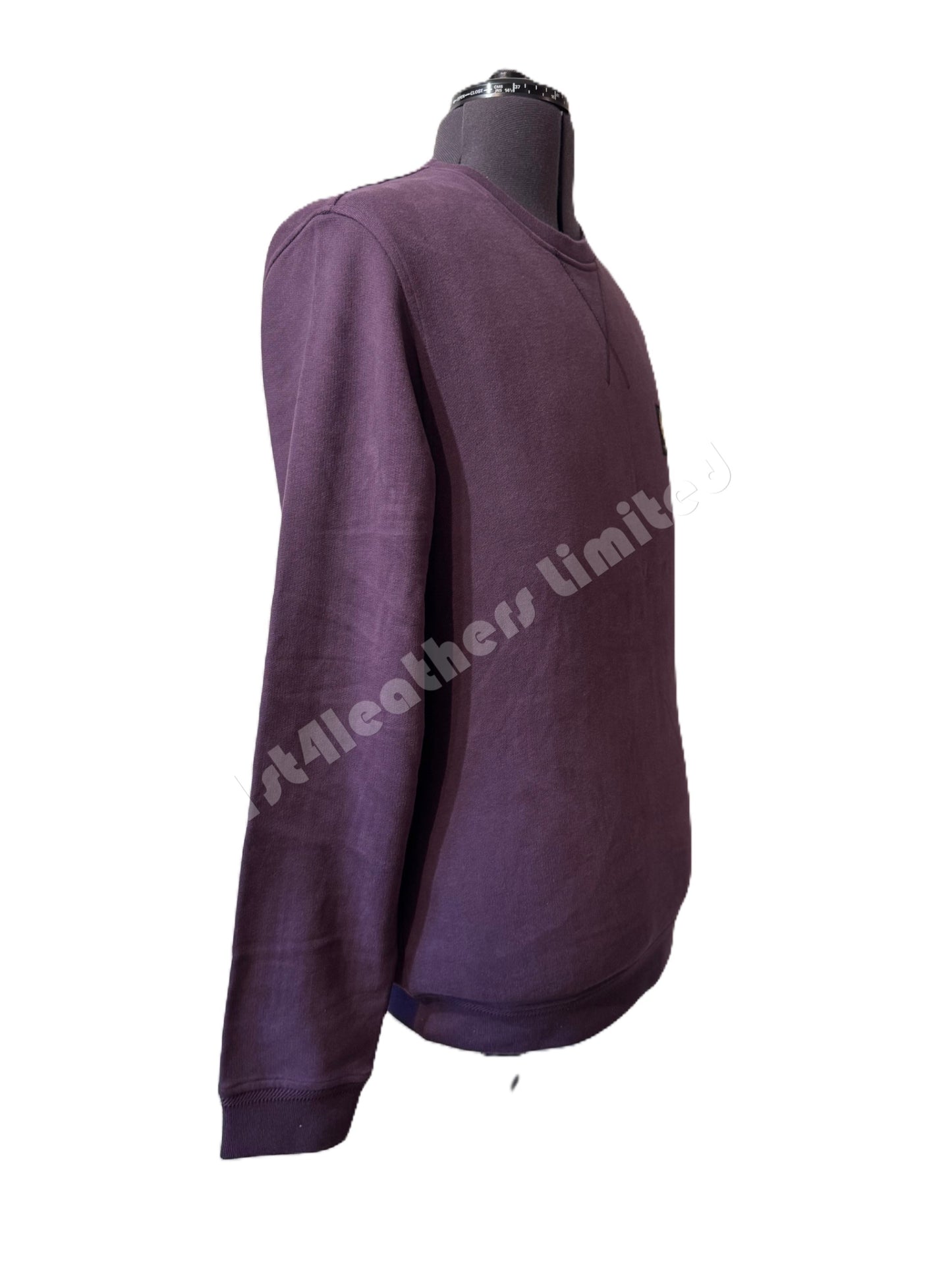 BELSTAFF PHOENIX PATCH CREW NECK SWEATSHIRT DARK GARNET RRP £150 BNWT