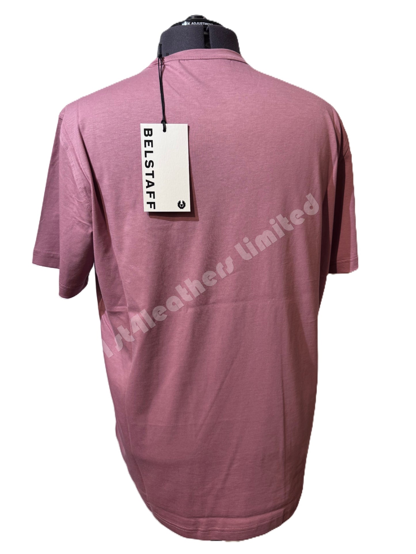 BELSTAFF TONAL PHOENIX PATCH SHORT SLEEVE COTTON T-SHIRT ROSE PINK 2XL RRP £70 BNWT