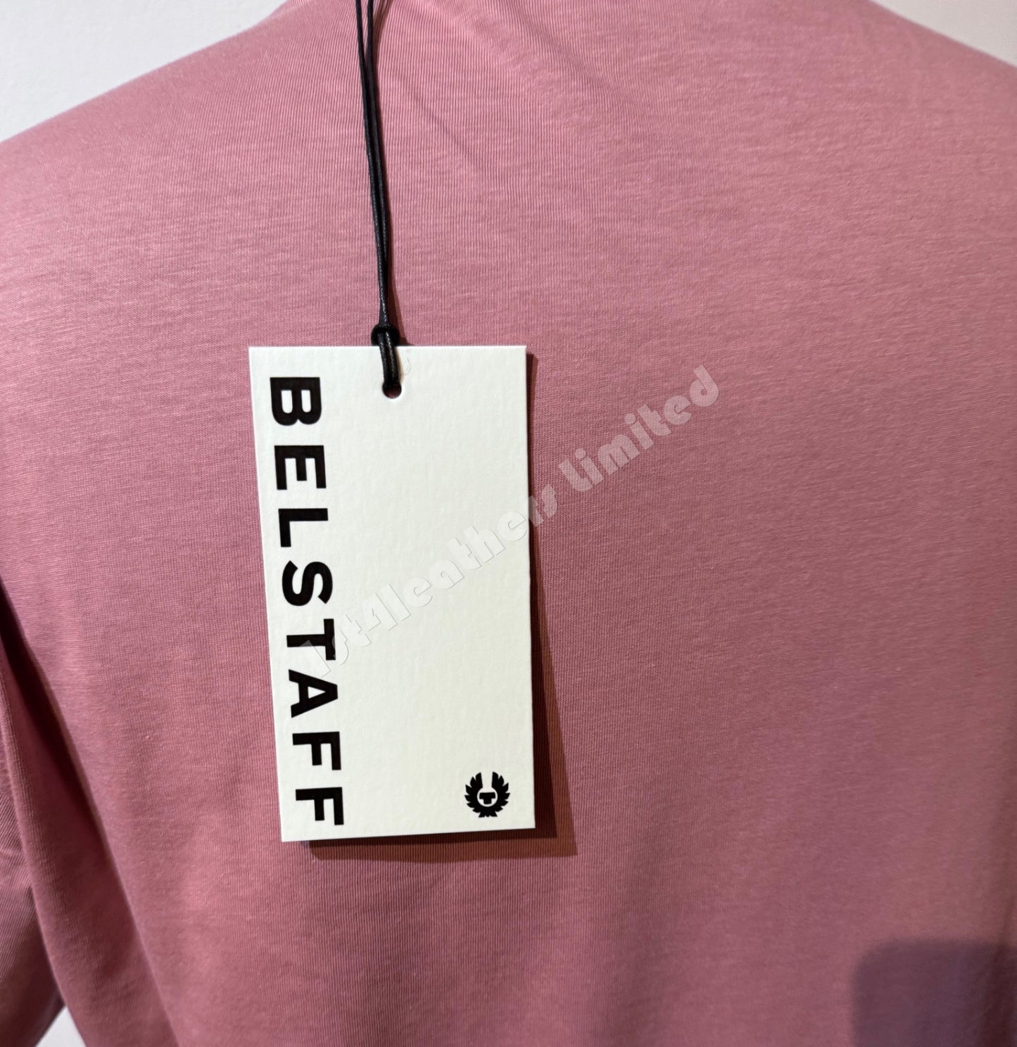 BELSTAFF TONAL PHOENIX PATCH SHORT SLEEVE COTTON T-SHIRT ROSE PINK 2XL RRP £70 BNWT