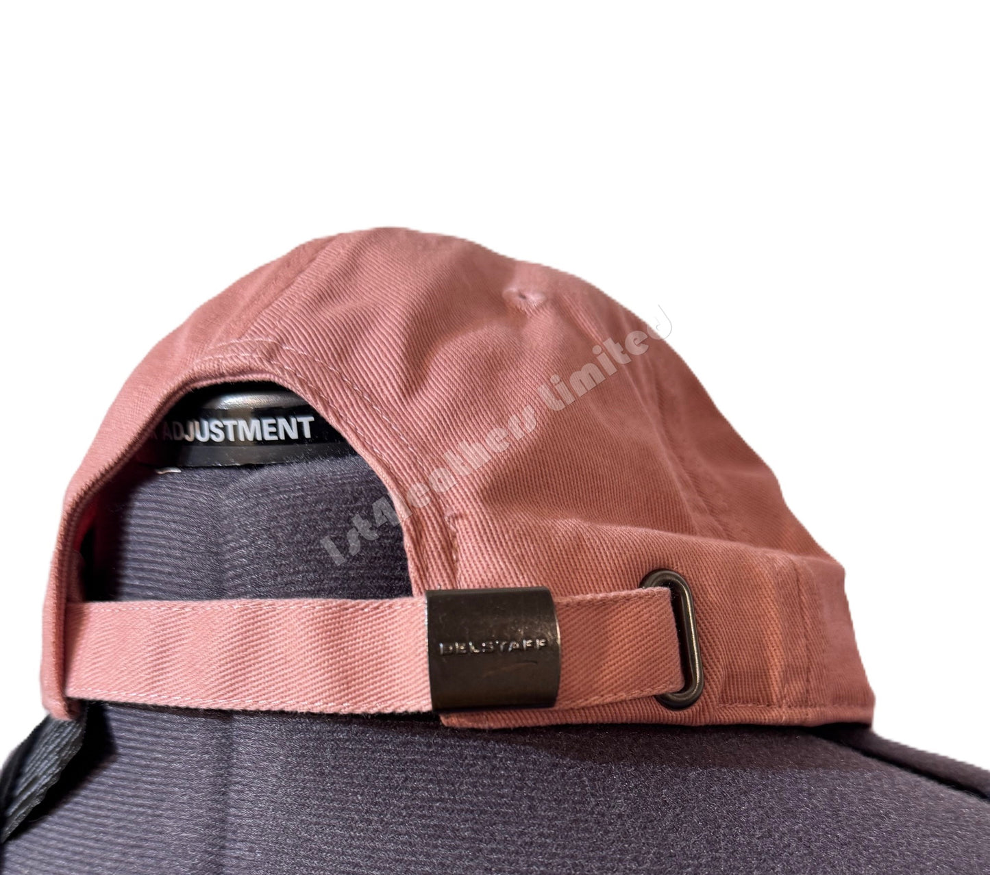 BELSTAFF COTTON TWILL BASEBALL CAP RUST PINK RRP £60