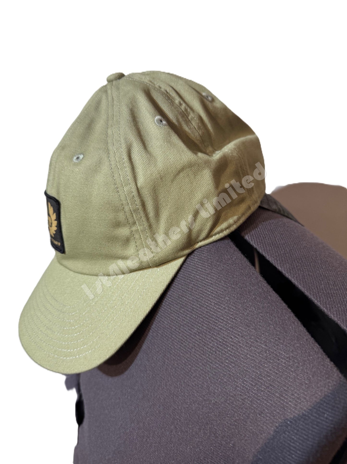 BELSTAFF COTTON TWILL BASEBALL CAP ECHO GREEN RRP £60