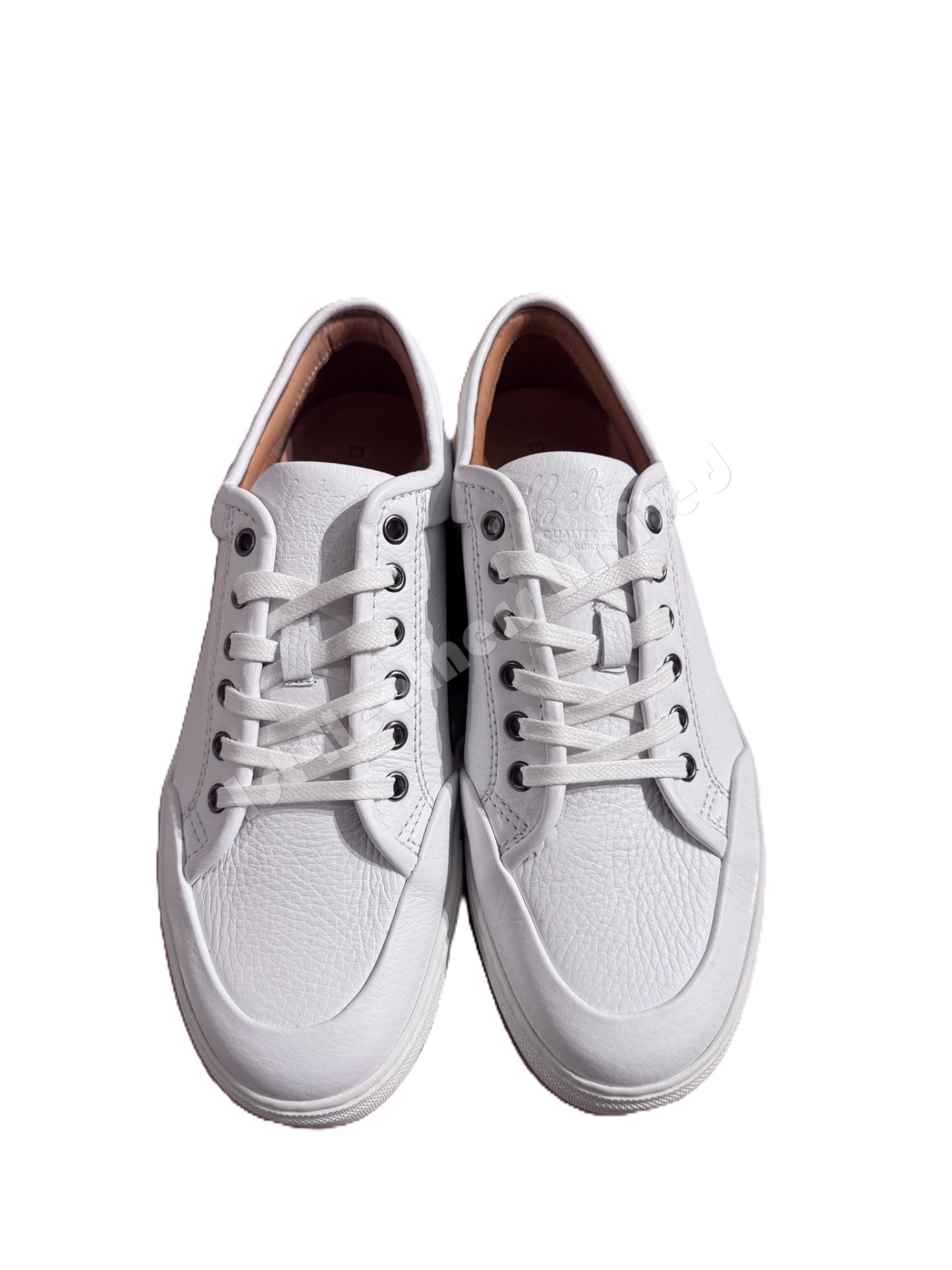 BELSTAFF RALLY LOW TOP CALF LEATHER TRAINERS SNEAKERS OFF WHITE RRP £225 BNIB