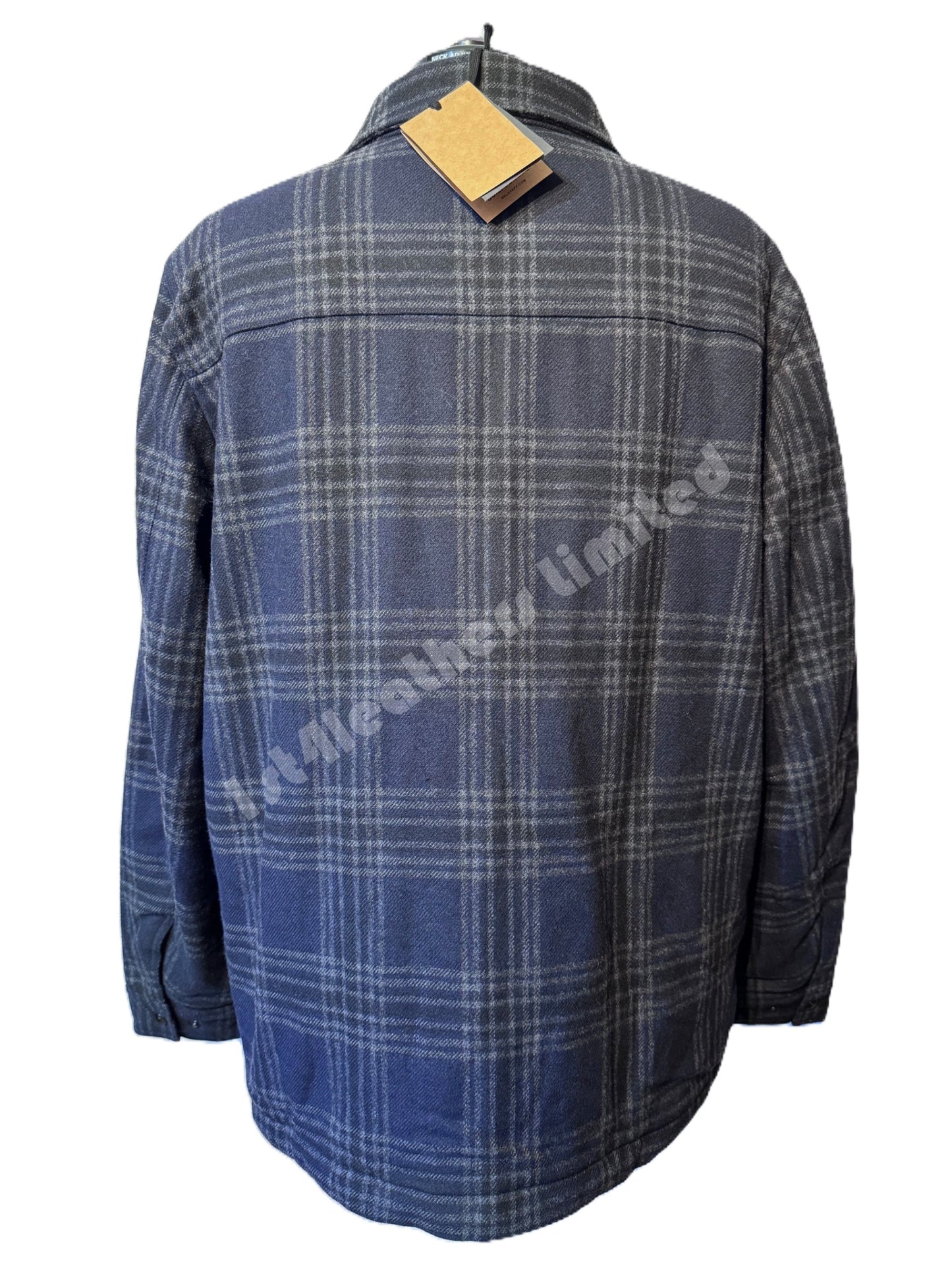 BELSTAFF LONGFORD HEAVYWEIGHT OVERSHIRT JACKET DARK INK UK46 3XL RRP £450 NEW