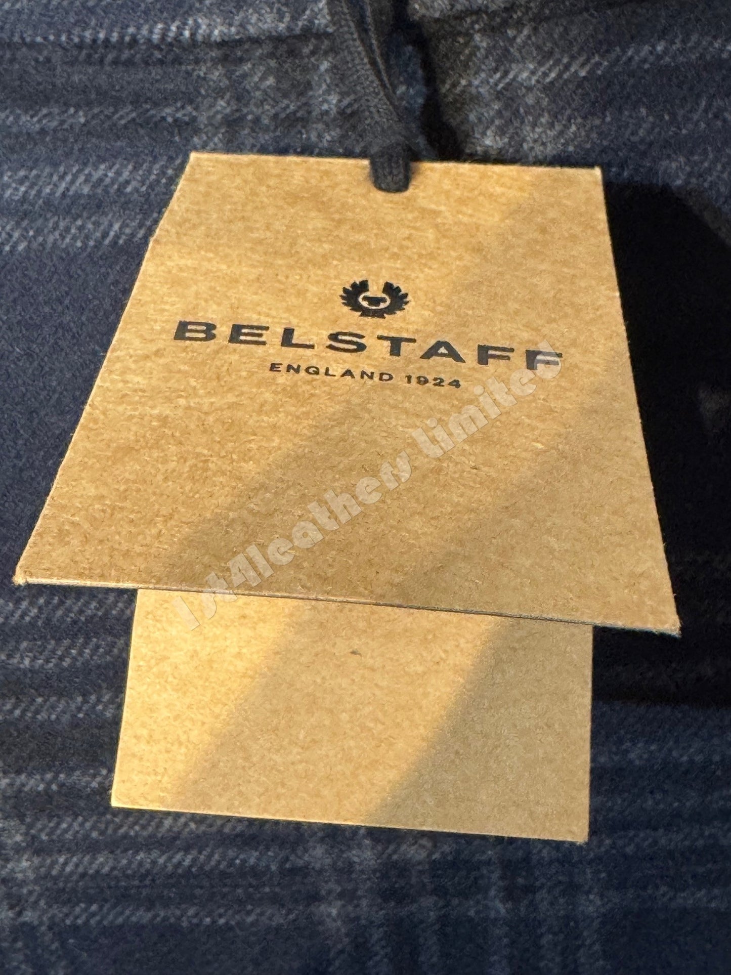 BELSTAFF LONGFORD HEAVYWEIGHT OVERSHIRT JACKET DARK INK UK46 3XL RRP £450 NEW