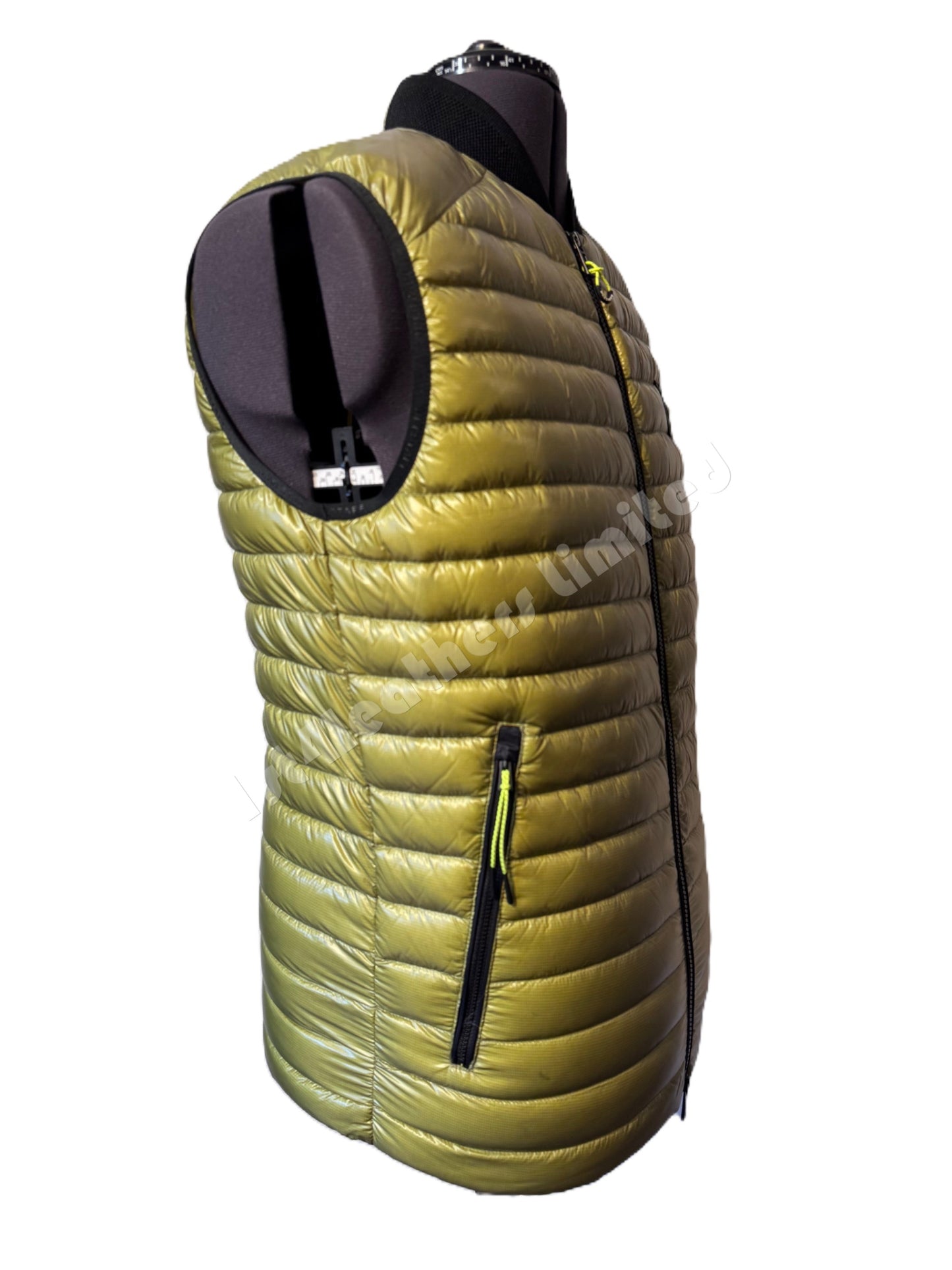 BELSTAFF AIRFRAME DOWN PUFFA GILET NEON YELLOW UK38 MEDIUM RRP £350 BNWT